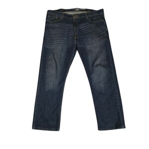 Levi's Strauss Signature Gold Men's Size 42x30 Indigo Relaxed Straight Jeans